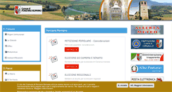 Desktop Screenshot of comune.ponzanoromano.rm.it